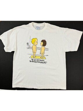 Vintage 90s Put Me On Cummings Novelty Funny Graphic Naughty T-shirt Men's XL